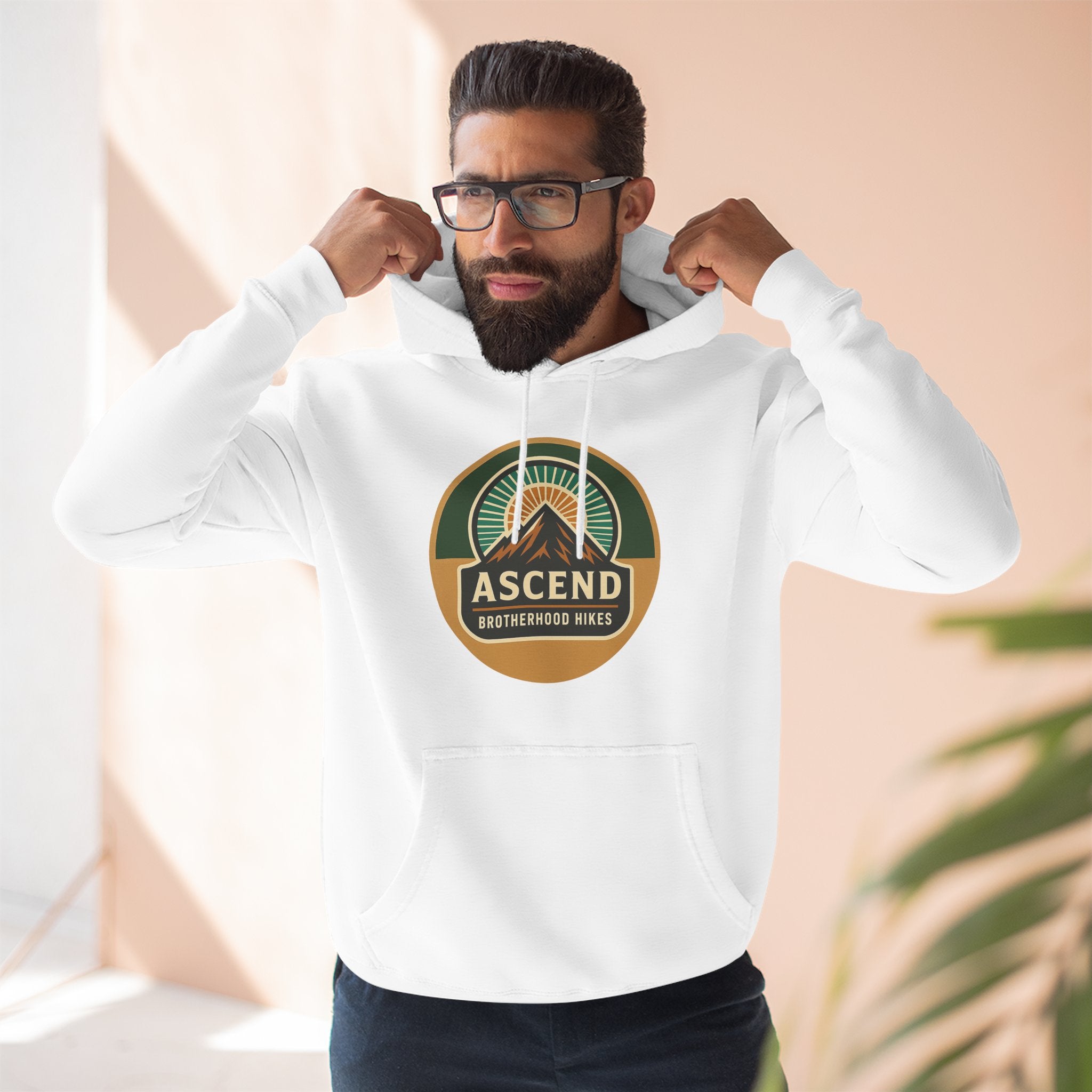 Adventure-Themed Fleece Hoodie
