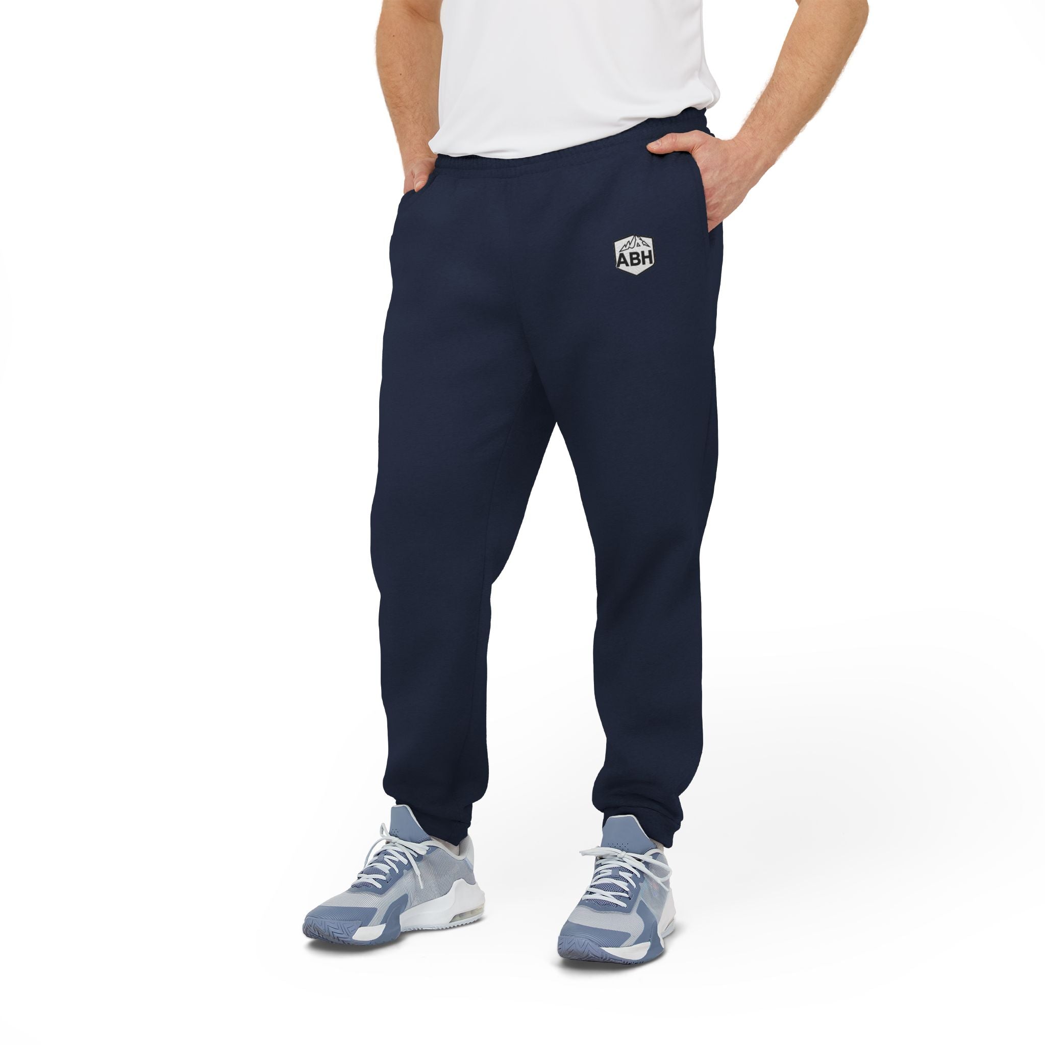 Cozy adidas Unisex Fleece Joggers with Mountain Emblem