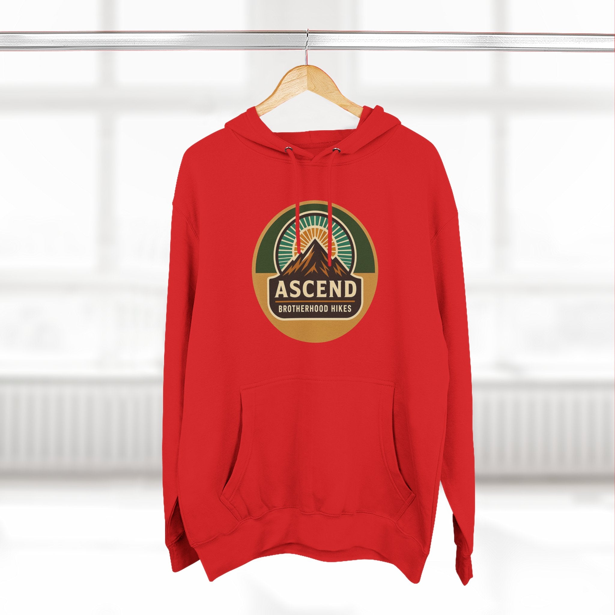 Adventure-Themed Fleece Hoodie