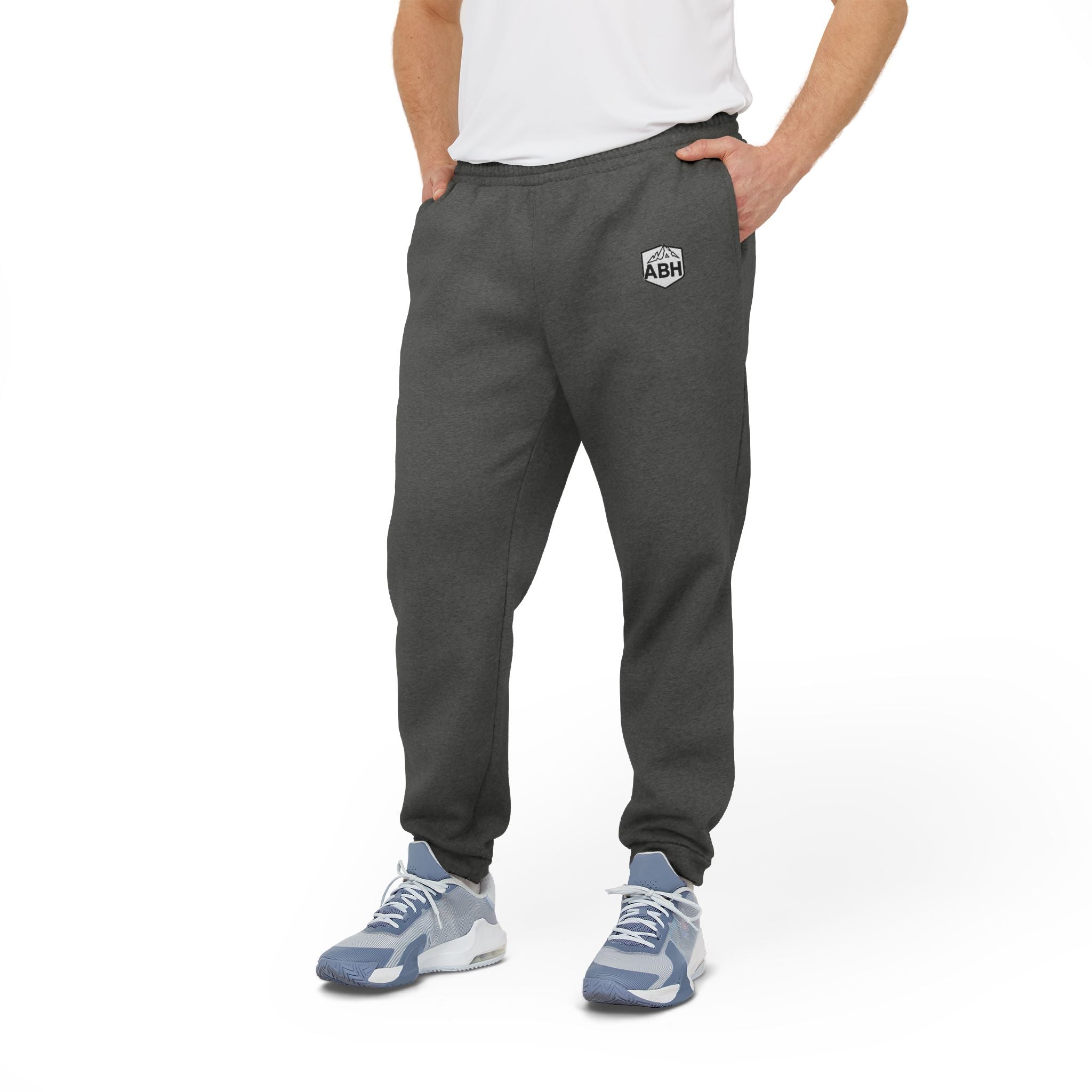 Cozy adidas Unisex Fleece Joggers with Mountain Emblem
